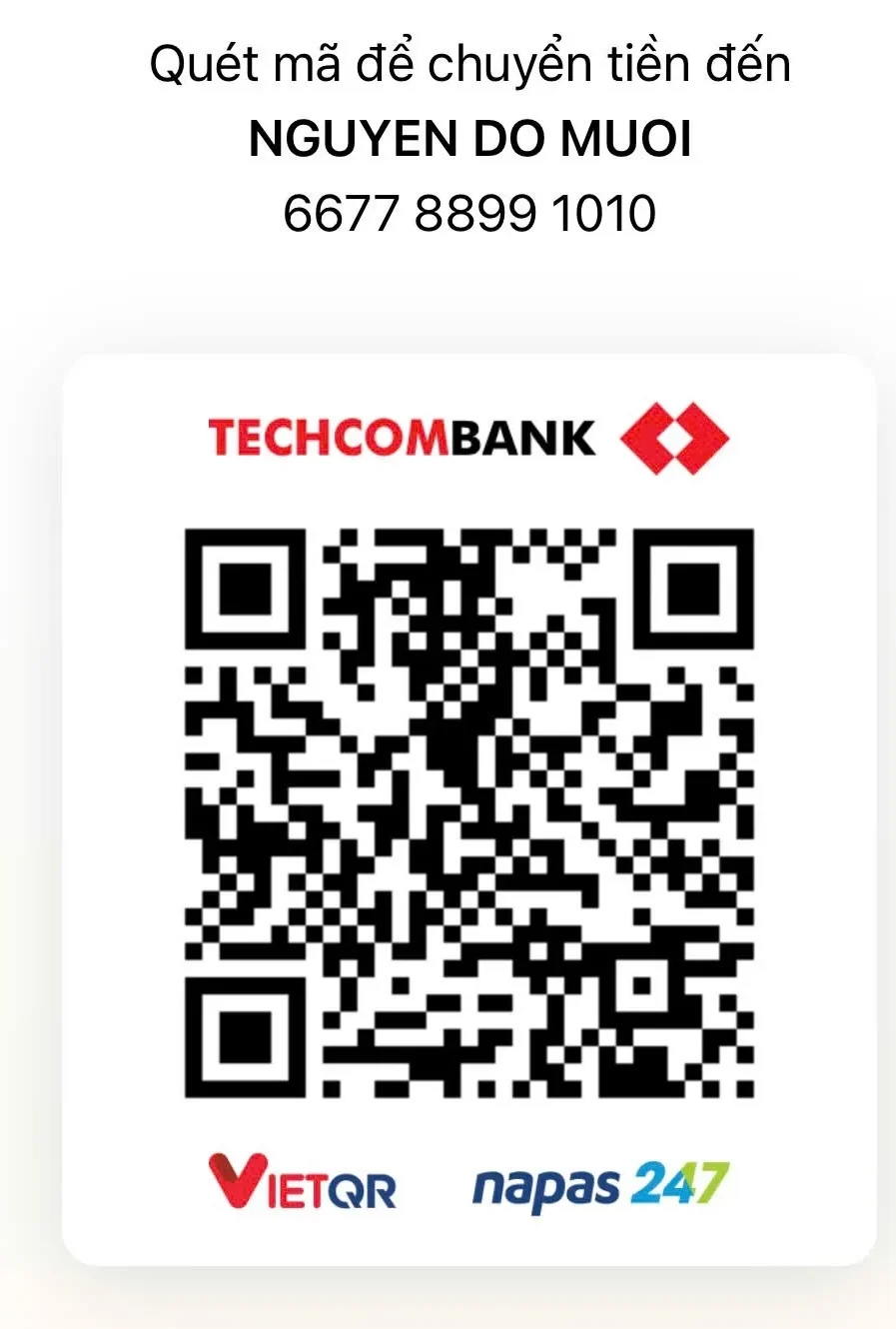Mã QR Chuyển Khoản